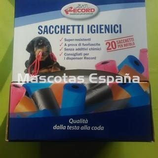 RECORD Bolsas Higiénicas Rollo 20 Bolsas (27,5x30cm) - Imagen 1